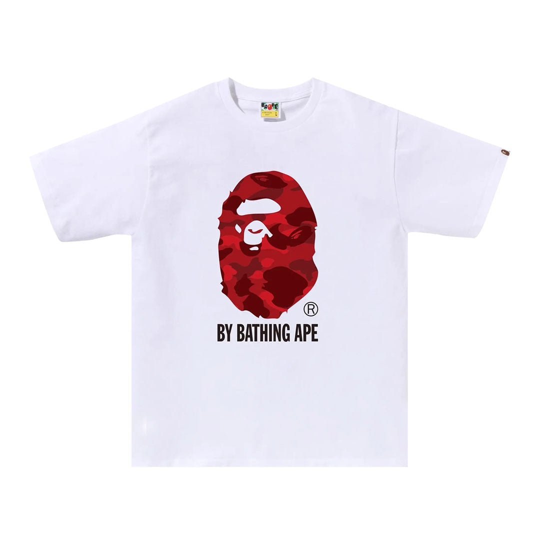 BAPE Color Camo By Bathing Ape Tee White/Red | SS24 Graphic Tee