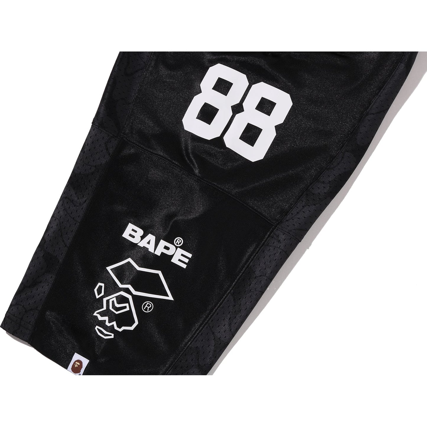 SOLID CAMO MULTI LOGO RELAXED FIT FOOTBALL JERSEY TEE MENS