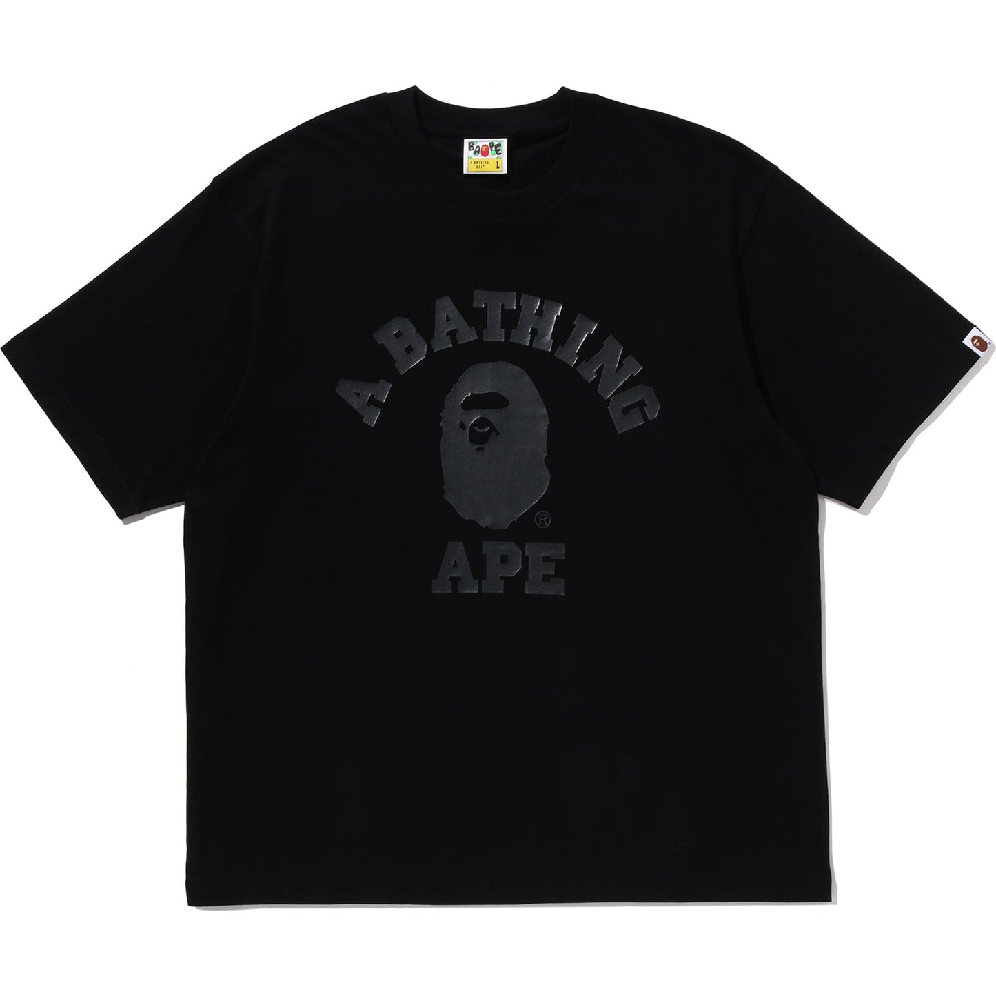 BAPE US BLACK FRIDAY METALLIC COLLEGE RELAXED FIT TEE MENS