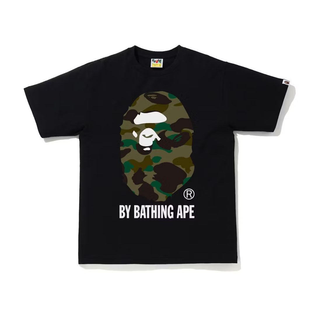 BAPE 1st Camo By Bathing Ape Tee Black/Green | FW21 Graphic Tee