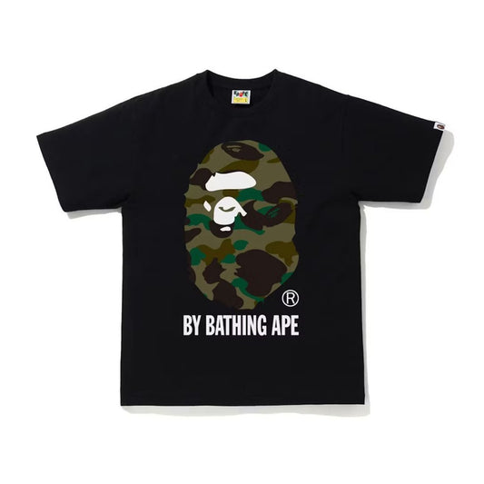 BAPE 1st Camo By Bathing Ape Tee Black/Green | FW21 Graphic Tee
