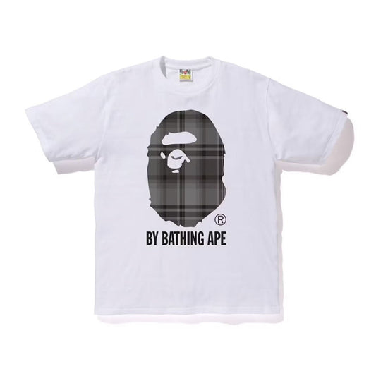 BAPE Check By Bathing Ape Tee White/Black | SS24 Graphic Tee