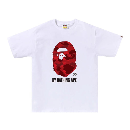 BAPE Color Camo By Bathing Ape Tee White/Red | SS24 Graphic Tee