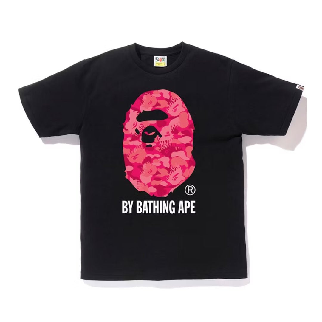 BAPE Fire Camo By Bathing Ape Tee Black/Pink | SS24 Graphic Tee
