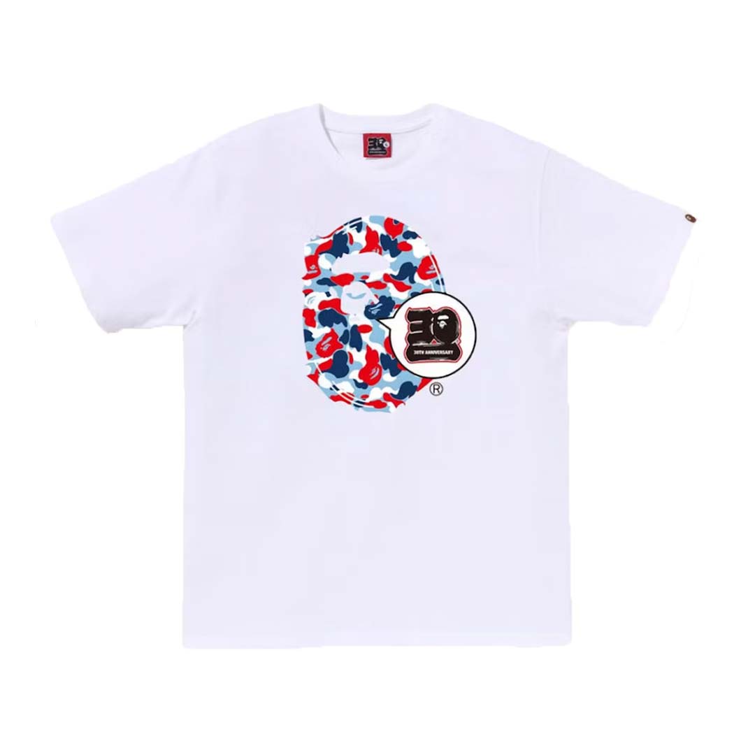BAPE Store Paris 30th Anniversary Ape Head Tee | SS24 Limited Edition