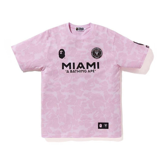 Bape x Inter Miami CF Camo Tee Pink